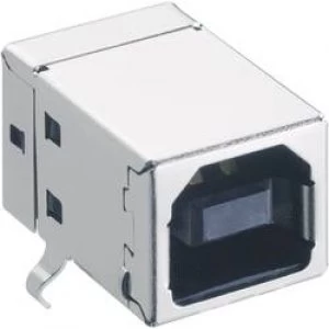 Image of Lumberg 2411 03 USB 2.0 Connector Socket horizontal mount Installation socket type Bangled