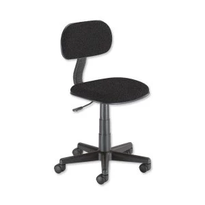 Image of Trexus Intro Typist Chair Back H220mm Charcoal