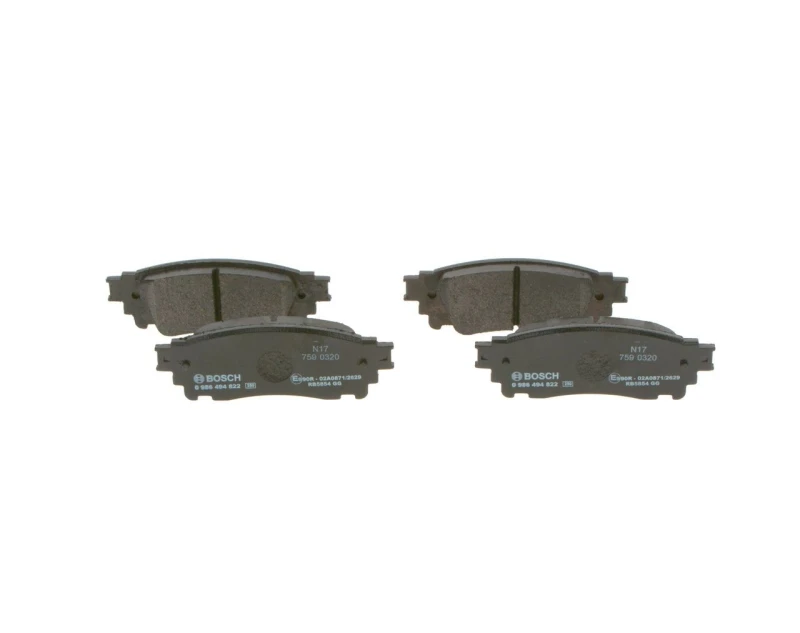 Image of Brake pad set Bosch 0 986 494 822
