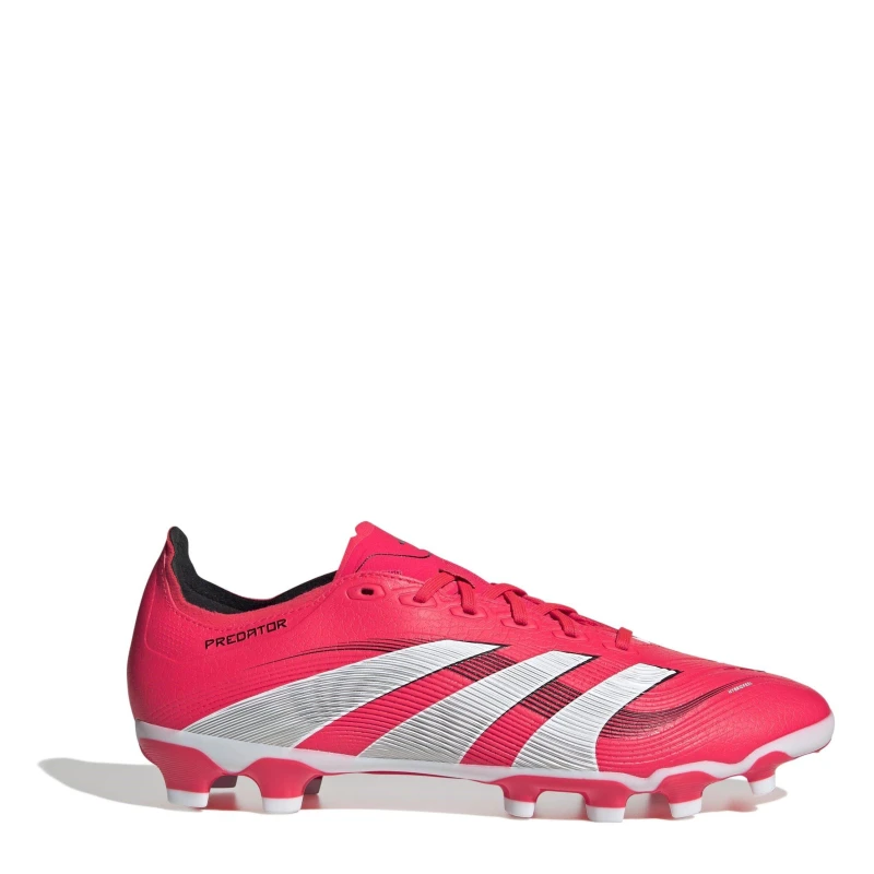 Image of adidas Unisex Adults Predator League Firm Ground Football Boots Lucid Red/Ftwr unisex 9.5 (44)