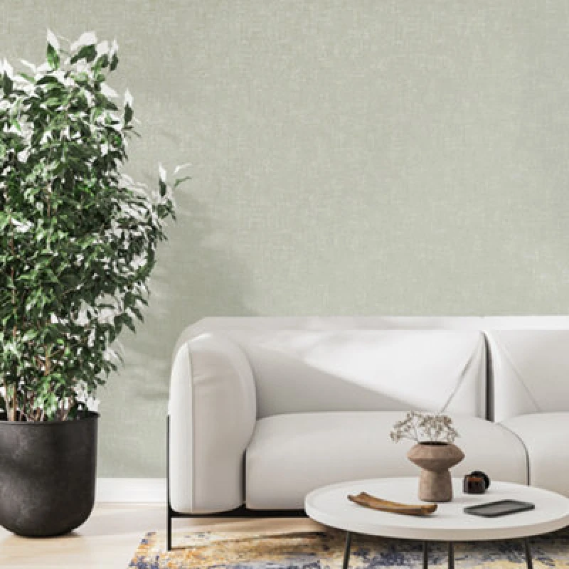 Image of Superfresco Midas Texture Sage Gold Plain Wallpaper