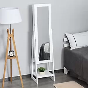Image of Homcom Freestanding Jewellery Storage Armoire with 2 Mirrors