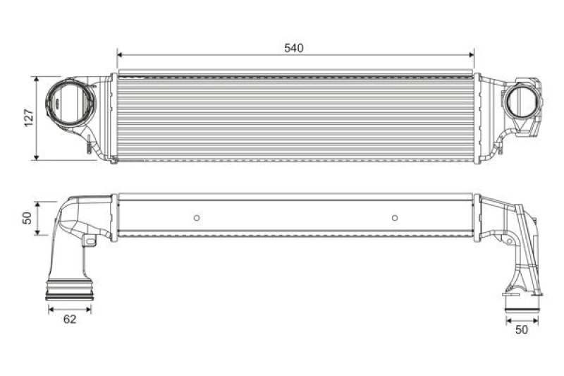 Image of Intercooler VALEO 818716