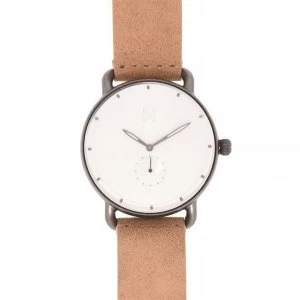 image of MVMT Revolver Watch - White/Tan