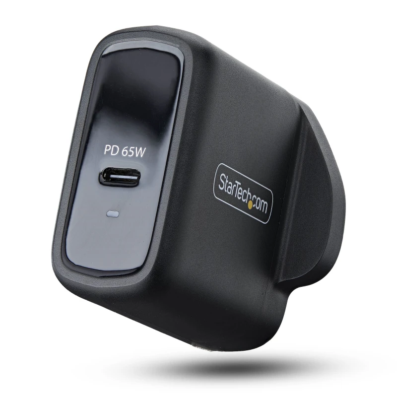 Image of StarTech.com 65W USB-C Laptop Charger. GaN Charger with Power Adapter