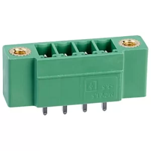 Image of Phoenix Contact 1843240 MCV 1,5/ 4-GF-3,5 4 Way Terminal Block Hea...