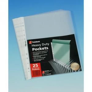 image of Quality Pocket A4 Embossed (Pack 25) - Outer carton of 10