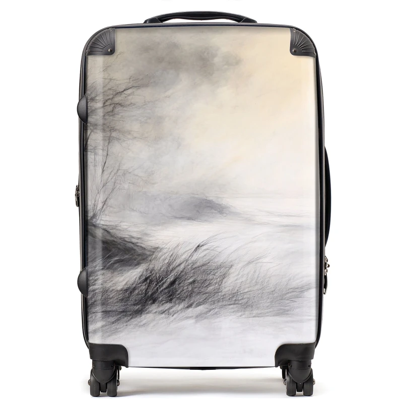 Image of Designer Luggage Isla Quinn: 00005 Suitcase in Grey Size: Large Grey Unisex Large