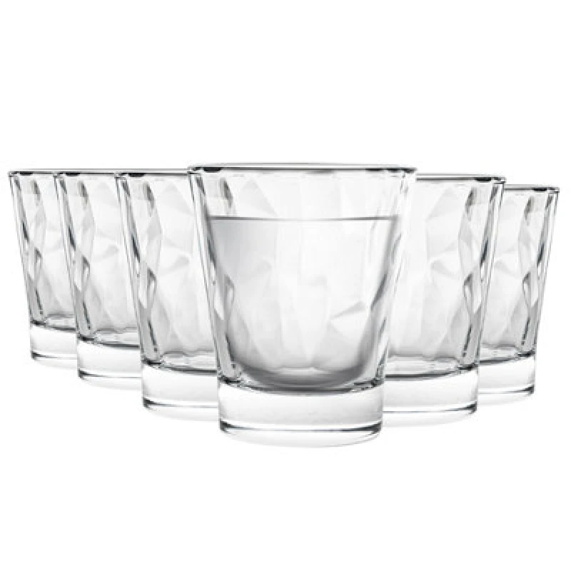Image of Bormioli Rocco Diamond Shot Glasses - 80ml - Pack of 6 Clear