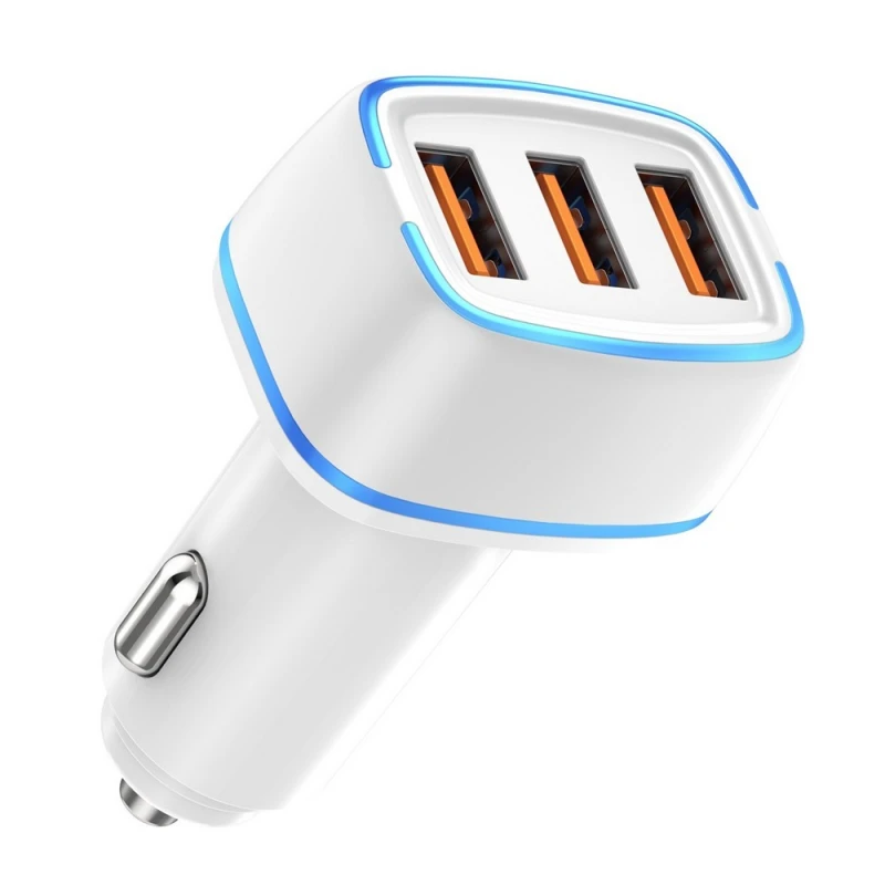 Image of AMiO 03889 Car mobile phone charger Number of inlets/outlets: 3 Car mobile phone charger (100026)