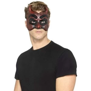 Masquerade Devil Mask Halloween (Red)