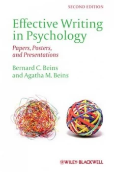 Image of Effective Writing in Psychology by Bernard C. Beins Book
