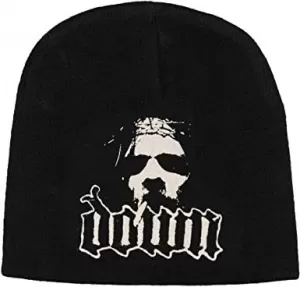 image of Down - Logo Mens Beanie Hat - Black