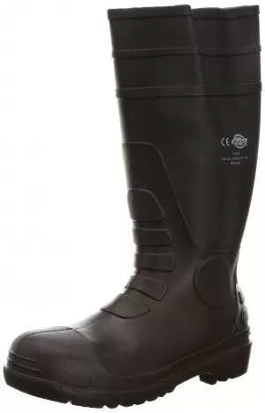 Image of Dickies Safety Wellington Boot - Black Size 11