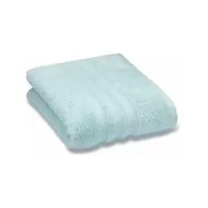 image of Catherine Lansfield Zero Twist 100% Micro Yarn Cotton Bath Sheet, Duck Egg