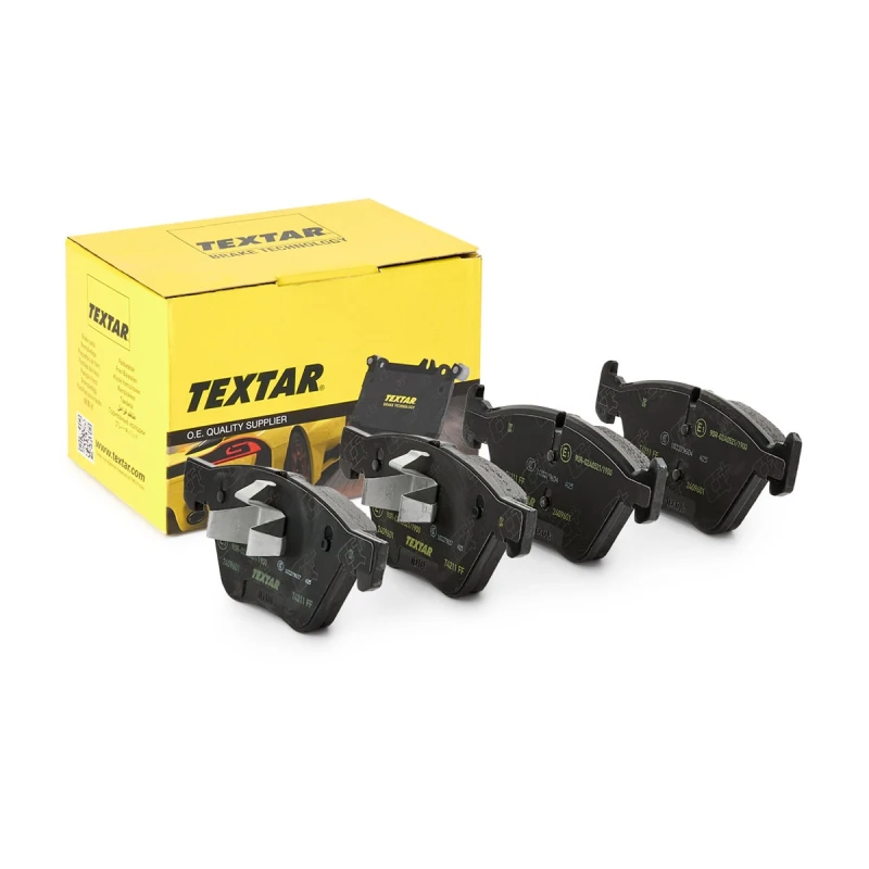 Image of TEXTAR 2409601 Brake pad set Q+ prepared for wear warning indicator Brake Pad Set,disc brake (402)