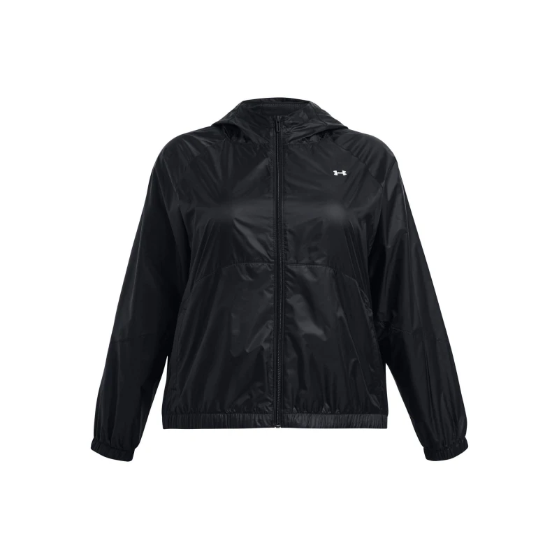Image of Under Armour Windbreaker Jacket Black female 20-22