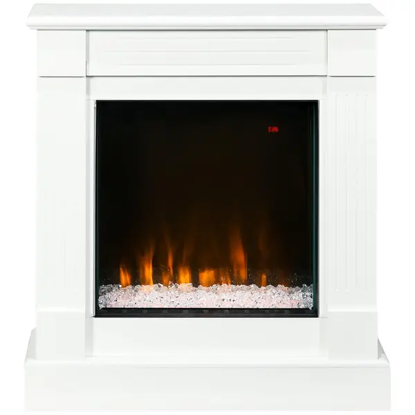 image of 2000W Electric Fireplace Suite and Surround with Remote Timer Auto On