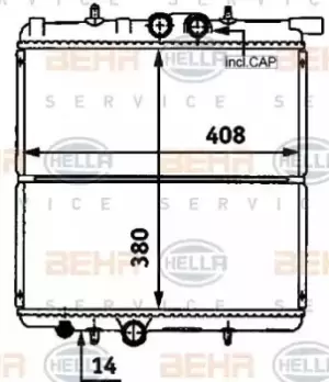 Image of x1 Behr Heat Exchanger 8MK376718-251 Genuine for 8MK 376 771-481 Made in Turkey