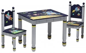 image of Fantasty Fields Outer Space Table and 2 Chairs Set.