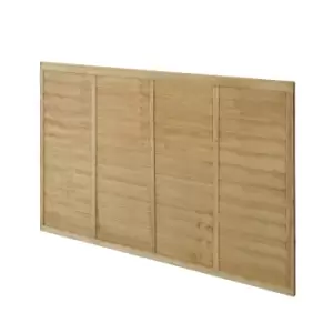 Image of Forest Garden Premier Lap Pressure Treated 4ft Fence Panel (W)1.83M (H)1.22M, Pack Of 4