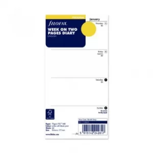 Image of Filofax Refill Week to View Personal 2022 22-68421
