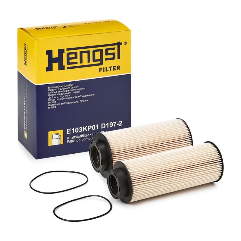 Image of HENGST FILTER E103KP01 D197-2 Fuel Filter with gaskets/seals Fuel filter (9)