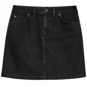 image of Jack Wills Roxy Denim Skirt - Black