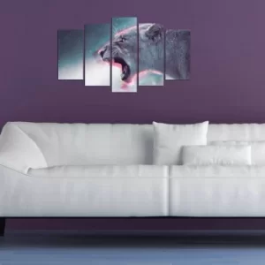 Image of 5PMX-126 Multicolor Decorative MDF Painting (5 Pieces)