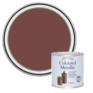 image of Rust-Oleum Copper Metallic Effect Mid Sheen Multi Surface Topcoat Special Effect Paint, 250Ml