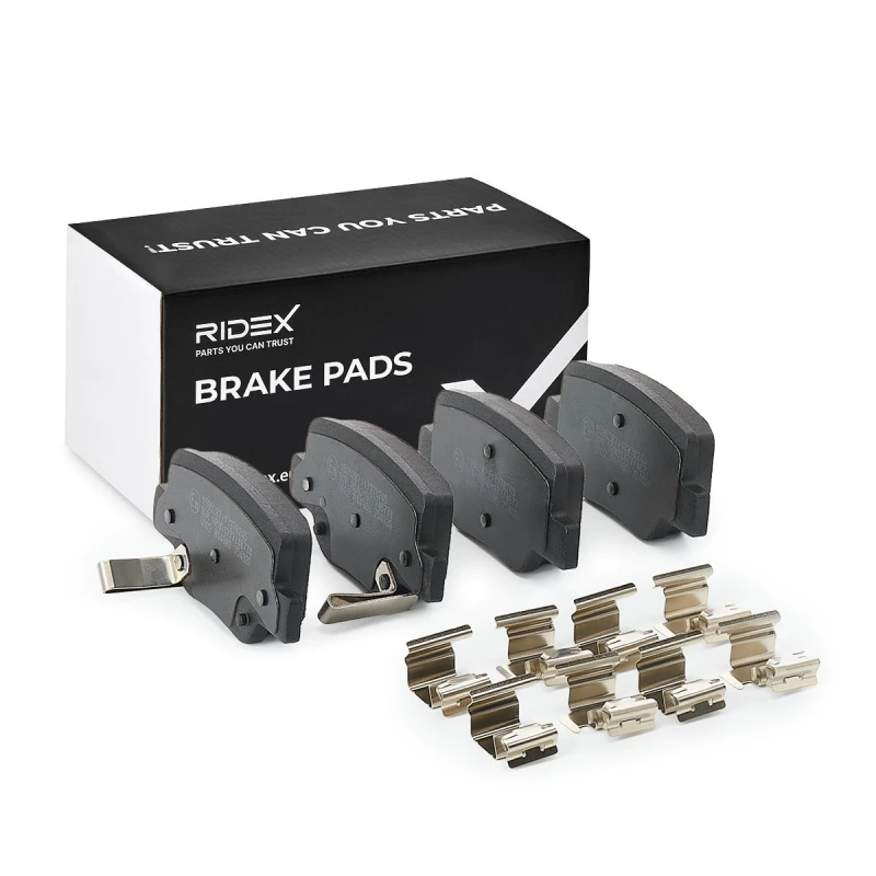Image of RIDEX Brake pad set RIDEX 402B1672