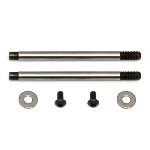 image of Associated 3X21Mm Shock Shaft V2 Chrome For As91576 Body (2)