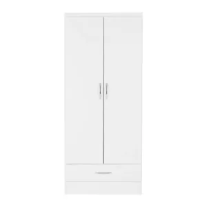 Image of Nevada Double Wardrobe White