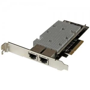 image of 2 Port PCIe 10GBaseT NIC X540 Chip