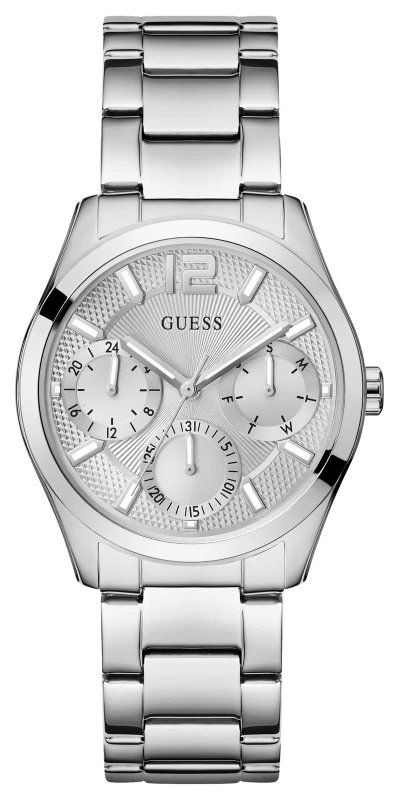 Image of Guess GW0760L1 Womens ZOE (38mm) Silver Dial / Stainless Watch