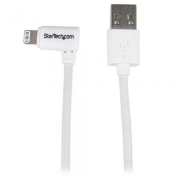 image of Startech Lightning to USB cable 6ft white