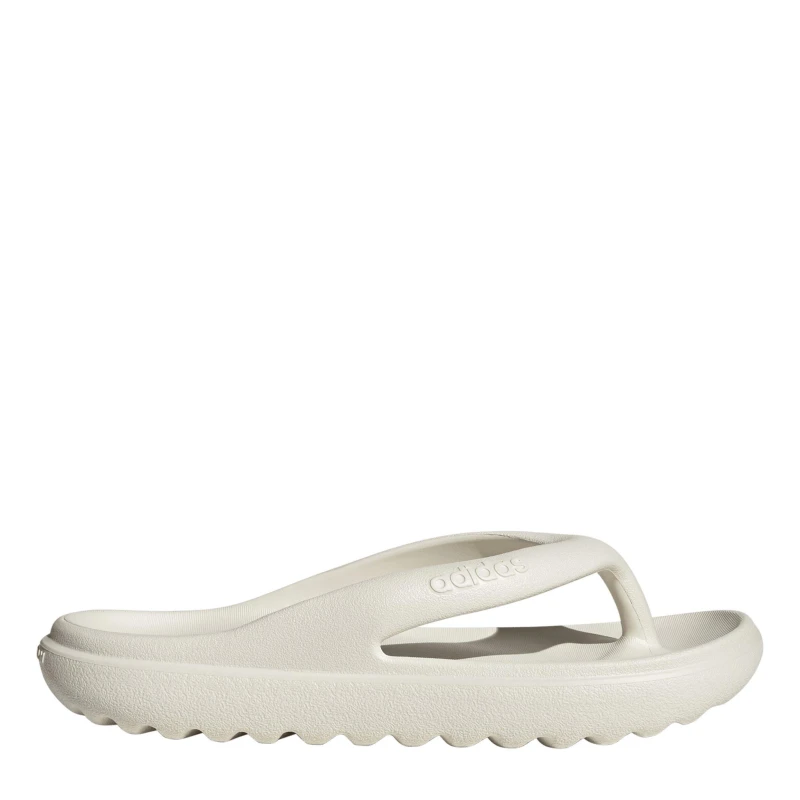 Image of adidas Womens AdiLumia Flip Pool Sliders Off White female 5 (38)