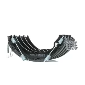Image of Bosch Handbrake Shoes MERCEDES-BENZ 0 986 487 666 2304200320,A2304200320 Parking Brake Pads,Handbrake Pads,Brake Shoe Set, parking brake