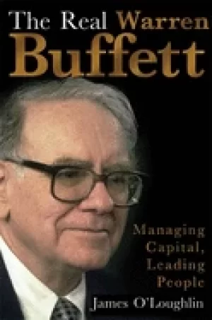 Image of real warren buffett managing capital leading people