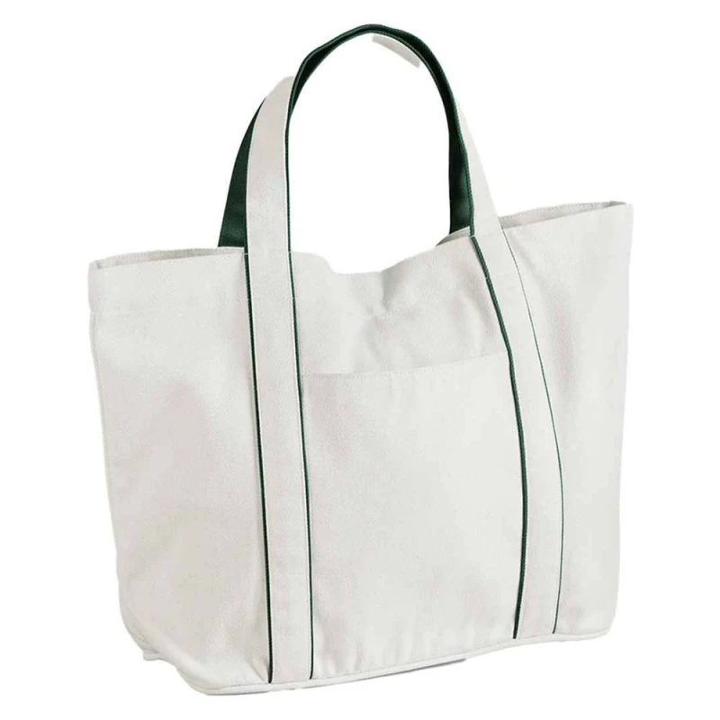 Image of Westford Mill Womens Courtside Tote Bag in Off-White Off-White Female One Size