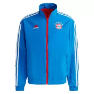 Image of 2022-2023 Bayern Munich Anthem Jacket (Blue)