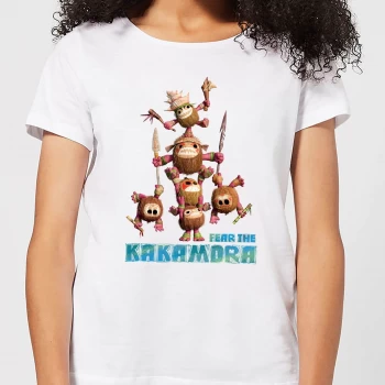 image of Moana Fear The Kakamora Womens T-Shirt - White - M