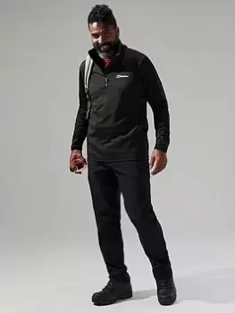 Image of Berghaus Keppla Half Zip Fleece - Black, Size XL, Men