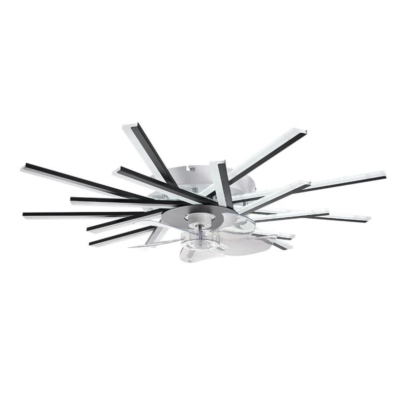 Image of Kabinet UK Dimmable LED Ceiling Fan Light with Remote Black unisex One size