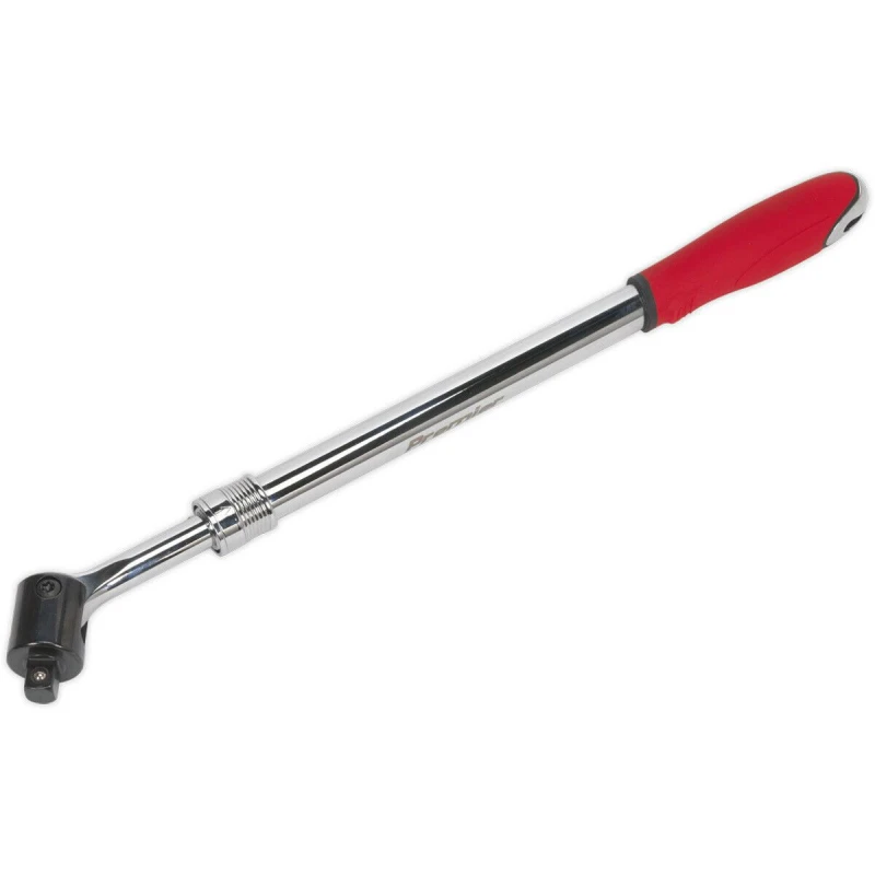 Image of Loops Extendable Breaker Pull Bar - 1/2" Sq Drive Knuckle - 450 to 600mm - Soft Grip Multi