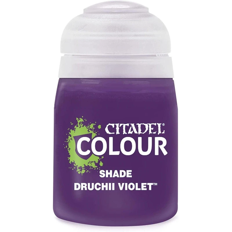 Image of Citadel Games Workshop Colour Shade: Druchii Violet (18ml) Paint Multi