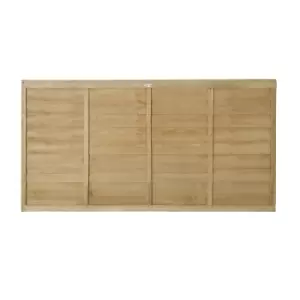 6ft x 3ft (1.83m x 0.91m) Pressure Treated Superlap Fence Panel - Pack of 4 (Home Delivery) - main image