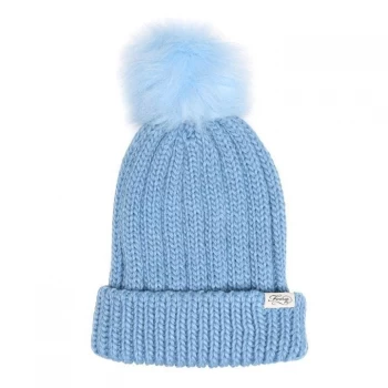 Image of Firetrap Cable Knit Hat Ladies - Blue