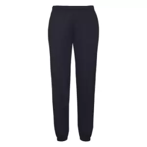 Image of Fruit of the Loom Mens Classic Elasticated Jogging Bottoms (3XL) (Deep Navy)