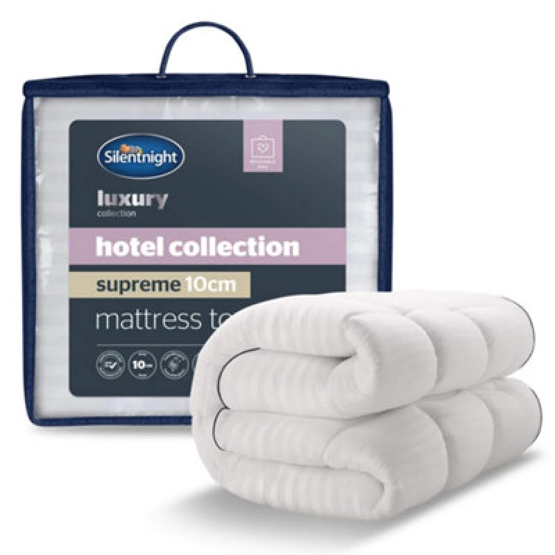 Image of Silentnight Hotel Collection 10Cm Topper - Super King